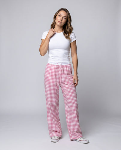 Damen rockige Karotte mit kariertem Design
