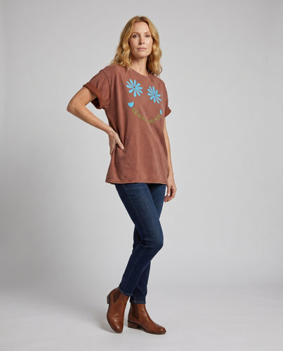 Damen T-Shirt mit floralem Druck