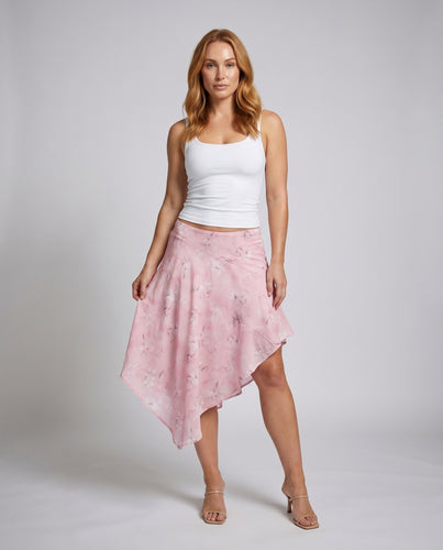 Damen Asymmetrischer Wickelrock mit animalischem Muster R&B