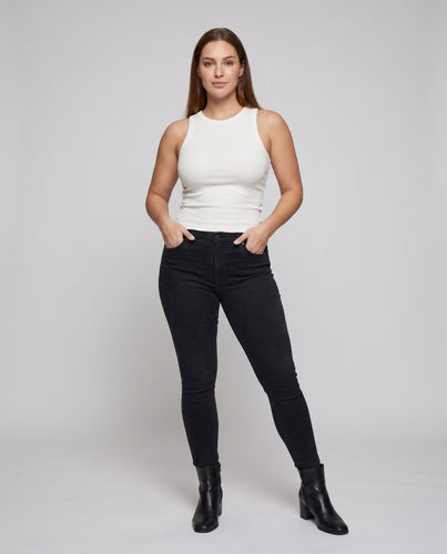 Damen ärmelloses Slim-Fit Top von