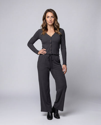 Damen bequemes Schlafanzug-Set aus weichem, atmungsaktivem Material