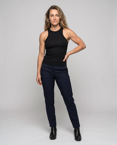 Damen enganliegendes Trägershirt aus atmungsaktivem Material