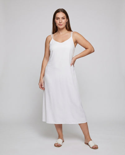 Damen Leichtes Maxikleid mit Spaghettiträgern und eleganter Silhouette