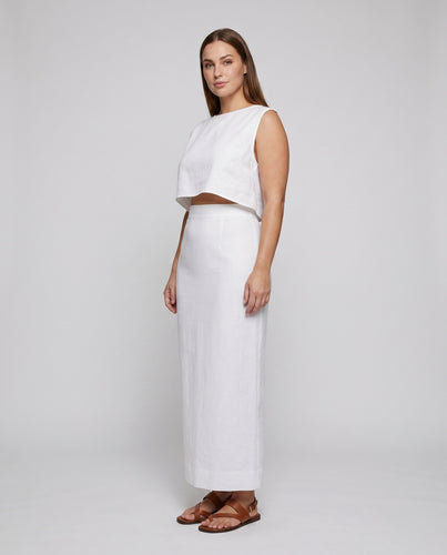 Damen Maxikleid mit elegantem Schlitz und abnehmbaren Trägern