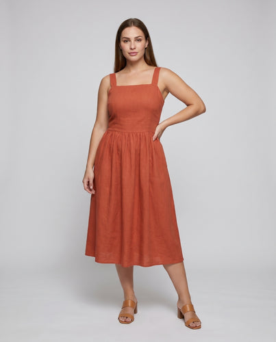 Damen Maxikleid mit eleganter A-Linie und verstellbaren Trägern