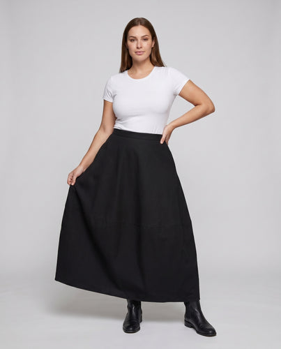 Damen Maxirock mit eleganter A-Linie und hohem Tragekomfort