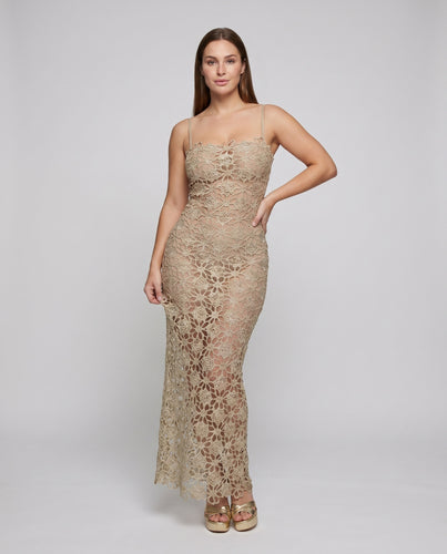 Damen Spitzenkleid mit schicker Figurumschmeichelnder Passform R&B
