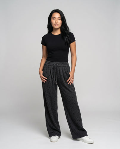 Damen Bequeme und modische Jogginghose mit elastischem Bund R&B