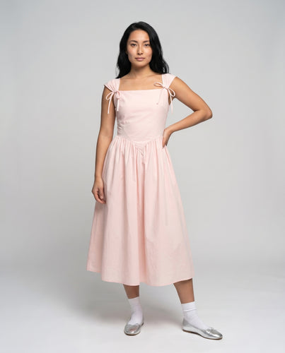 Damen lässiges Maxi-Dress mit praktischen Trägern und Gürtel R&B