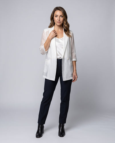 Damen Elegantes Oversized-Blazer mit taillierten Shorts R&B