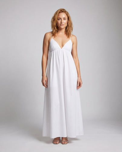 Damen Maxikleid mit tiefem Rückenausschnitt R&B