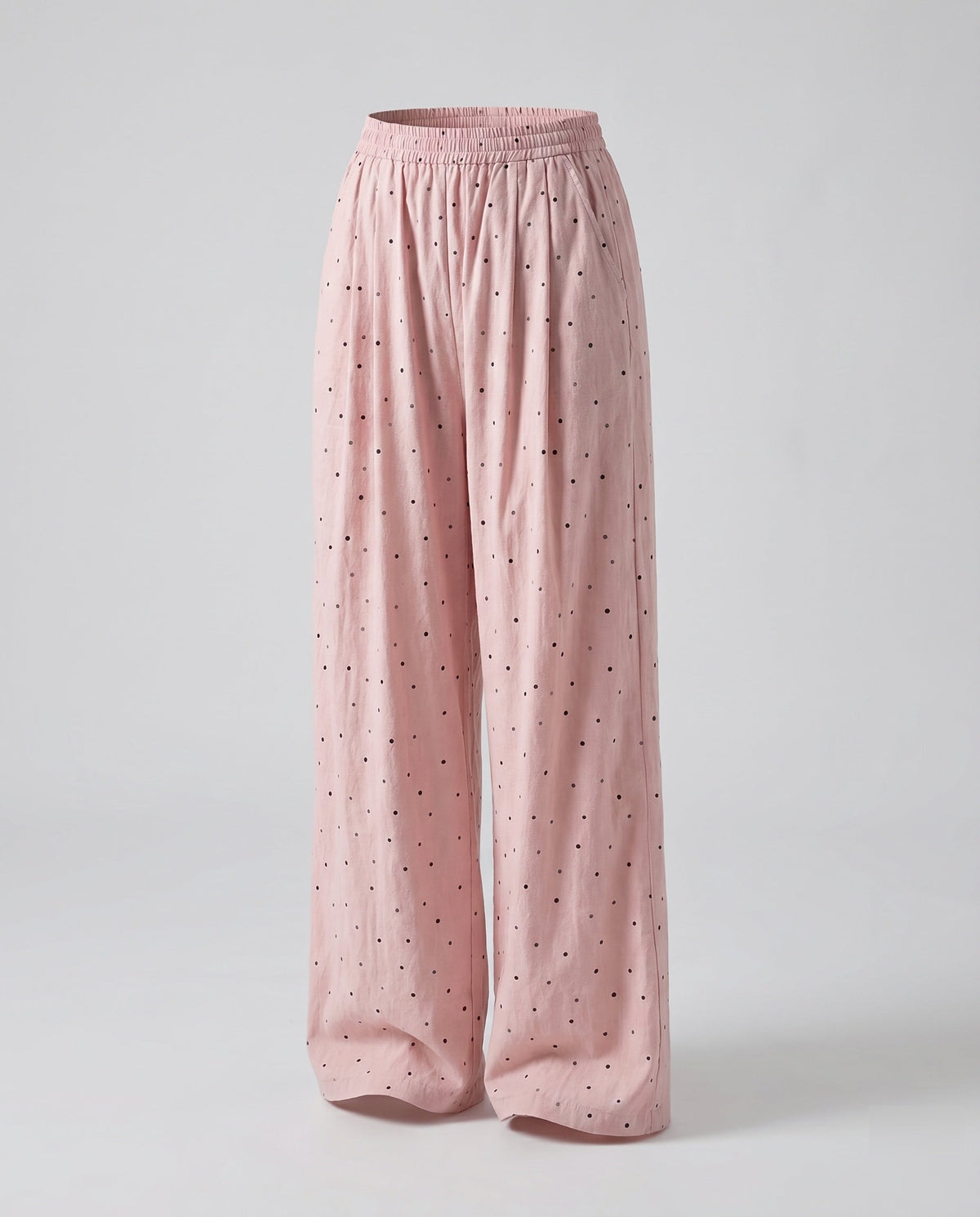 Damen Bequeme Freizeithosen mit lockerem Schnitt und polka-dots