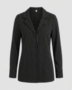 Damen Blazer mit zeitlosem Nadelstreifen-Design
