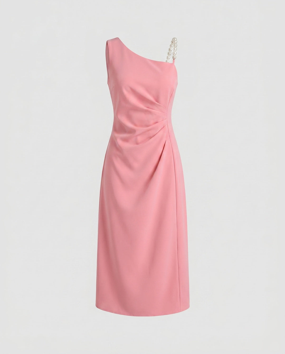 Damen elegantes Etuikleid mit Trägerdetails