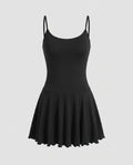 Damen Figurbetontes Jersey Kleid mit schwingendem Rock