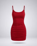 Damen Figurbetontes Kleid mit verspieltem Rücken-Design