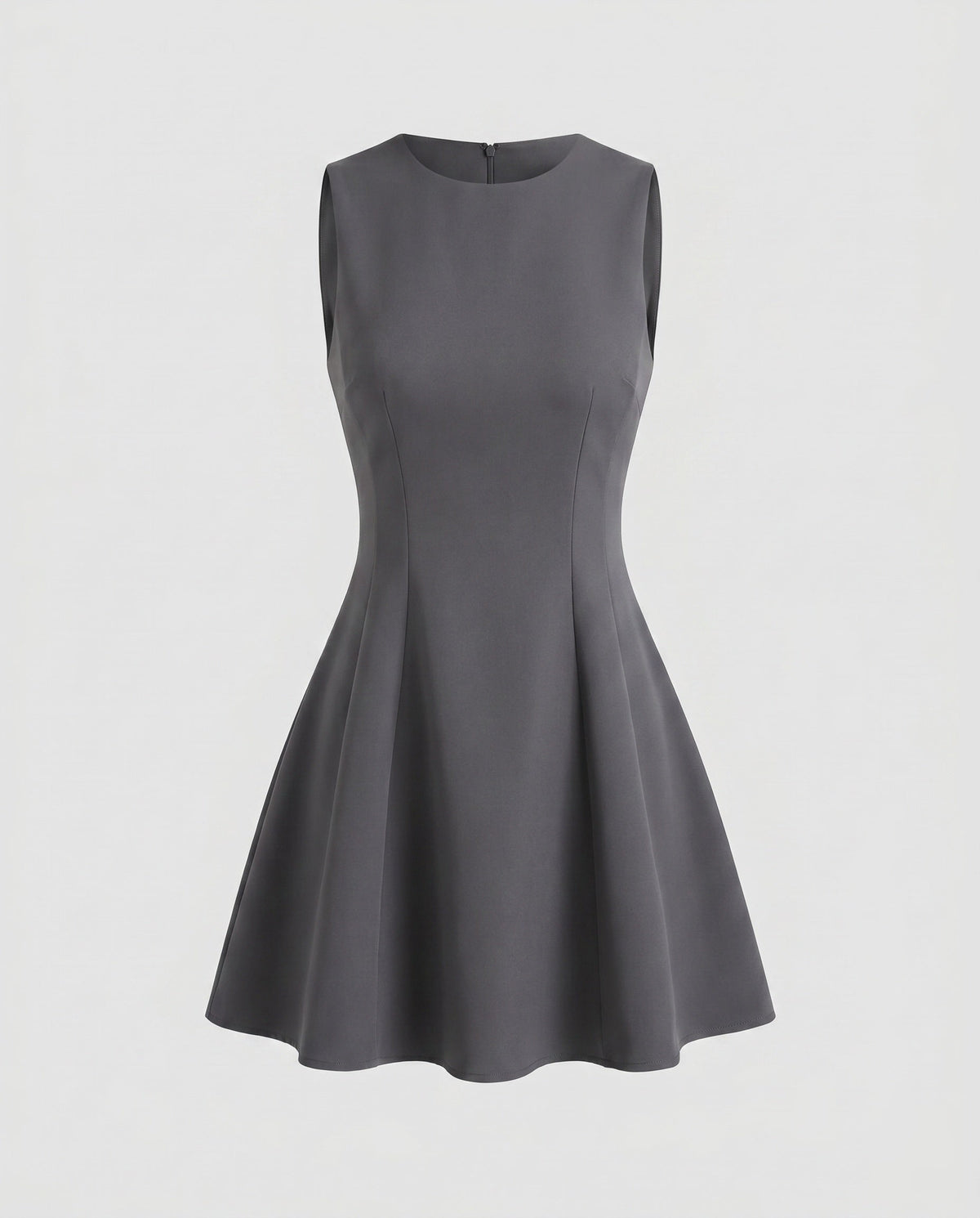 Damen figurbetontes Sommerkleid mit schickem U-Ausschnitt