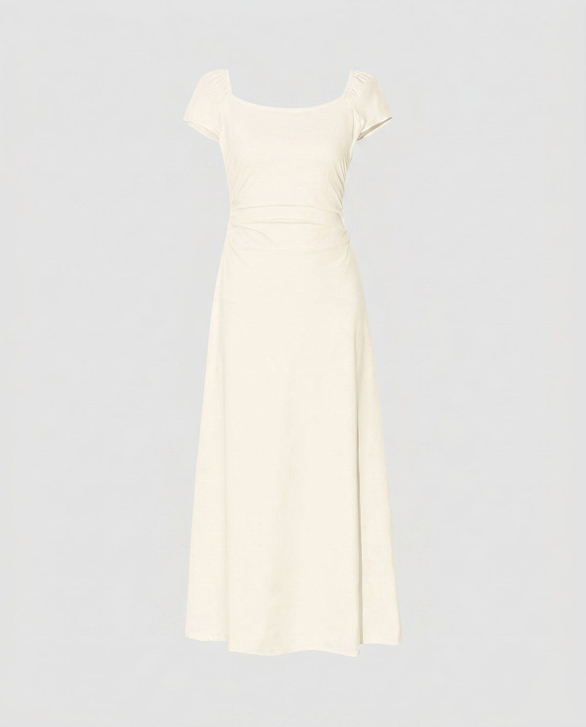 Damen Fließendes Maxikleid mit eleganten Rüschendetails