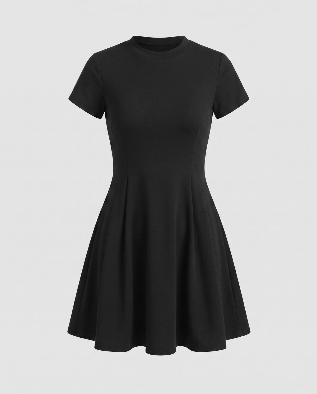 Damen Freizeitkleid aus leichtem Jersey mit schwingendem Rock