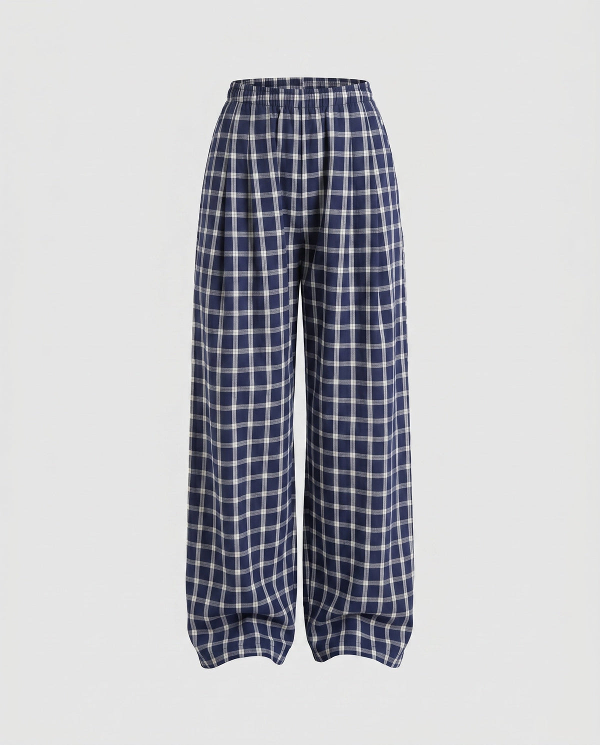 Damen Karierte Lockere Hose