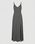 Damen Langarm Maxikleid mit asymmetrischem Saum und verführerischem Schlitz