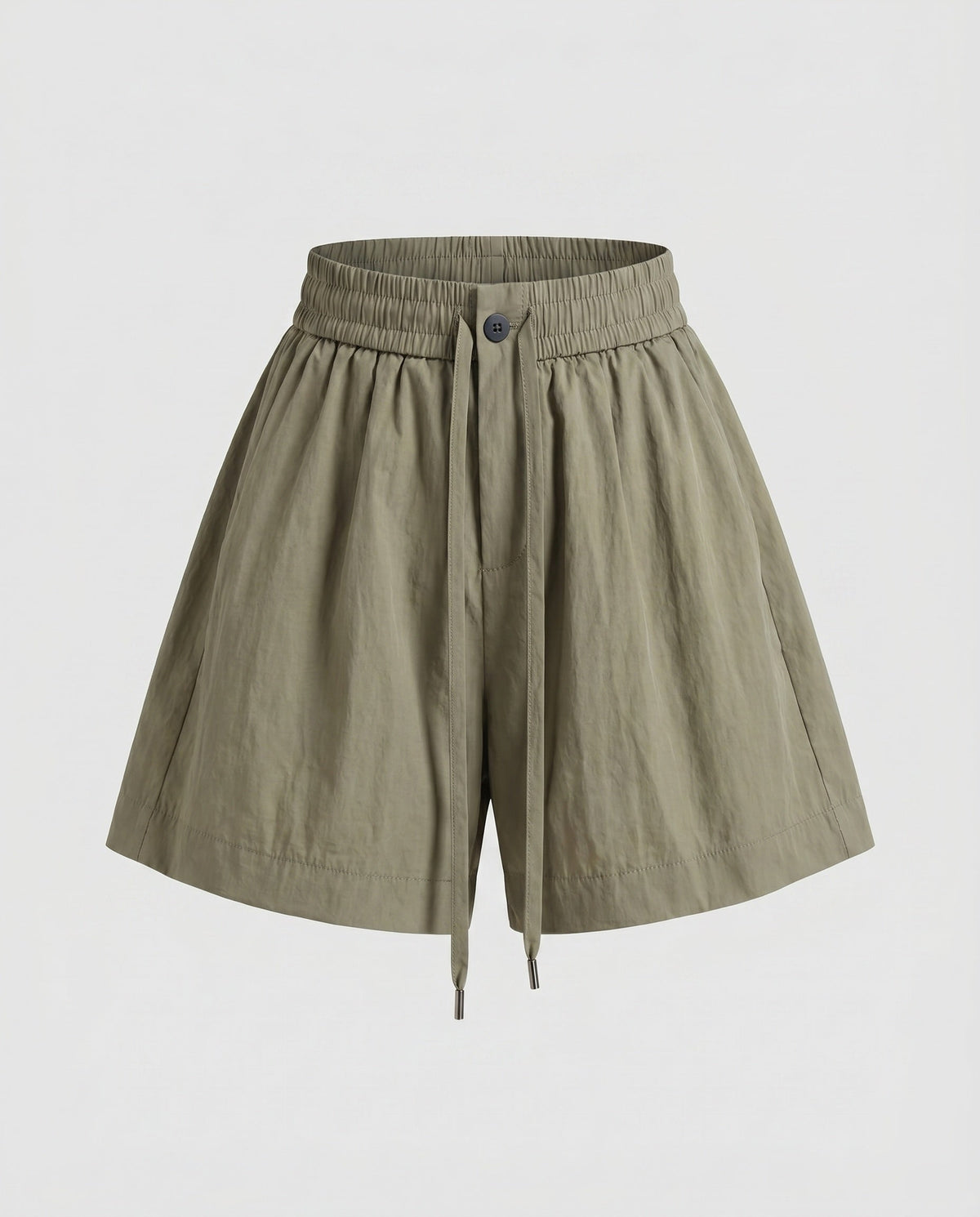 Damen lässige Shorts mit elastischem Bund und praktischer Kordel