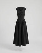 Damen Maxikleid mit verspieltem Ausschnitt und elegantem Design