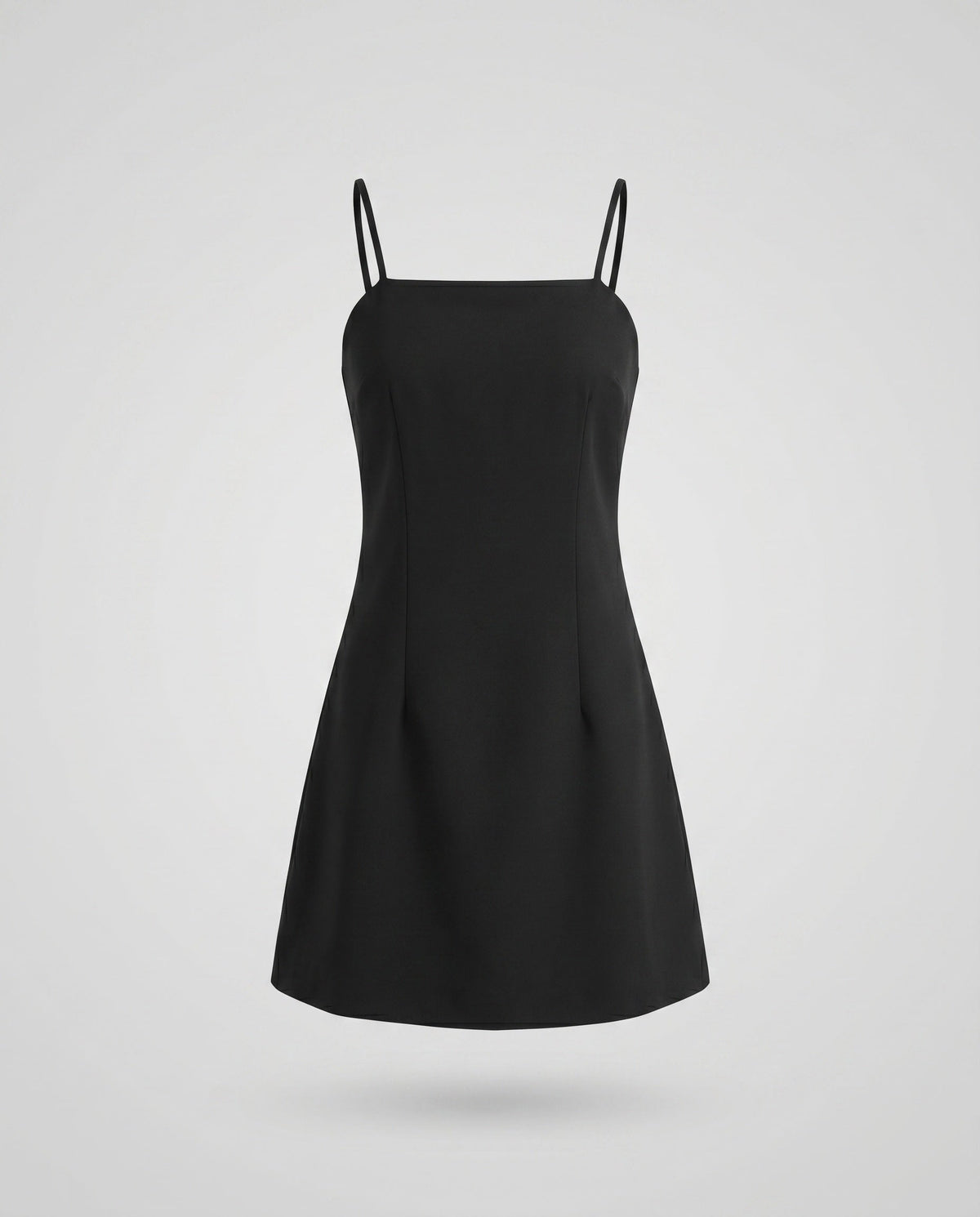 Damen Minimalistisches Abendkleid mit schmalen Spaghetti-Trägern