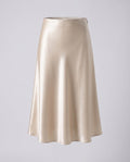 Damen Satin Rock mit elegantem schwingenden Design