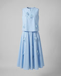 Damen Sommerliches Maxikleid mit eleganten Rüschendetails