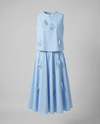 Damen Sommerliches Maxikleid mit eleganten Rüschendetails