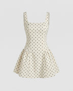 Damen Verspieltes Sommerkleid mit trendigem Punkte-Design