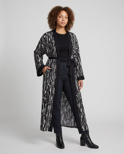 Damen Eleganter Strandmantel mit floralem Muster R&B