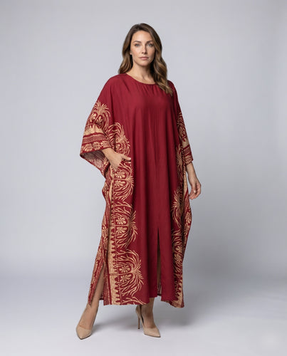 Damen Kaftan mit elegantem ethnischen Muster R&B