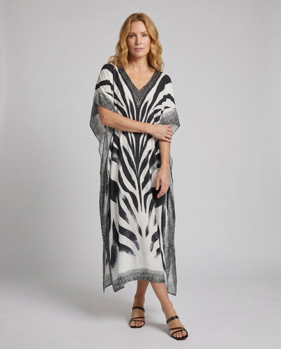 Damen Kaftan mit schickem Schlangenmuster und weitem Schnitt R&B