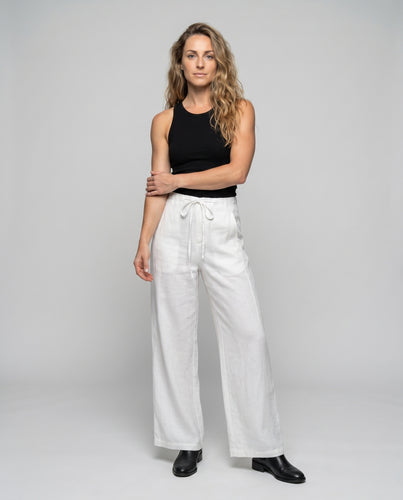 Damen Leichte und luftige Stoffhose