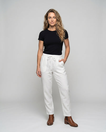 Damen lässige Leinenhose