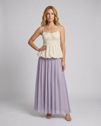 Damen Sommerliches Maxikleid mit luftiger Silhouette und elegantem Fließschnitt