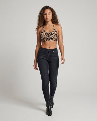 Damen Sport-Bra im trendigen Zebra-Design