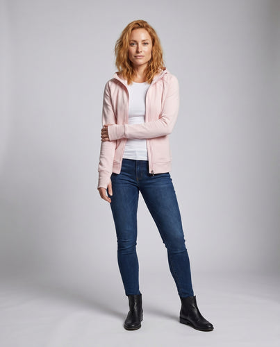 Damen Sportliche Kapuzenjacke mit praktischem Reißverschluss und seitlichen Taschen