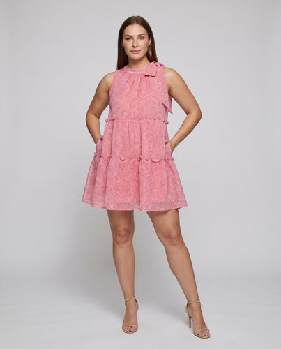 Damen verspieltes trägerloses Sommerkleid mit Rüschendetails und Balkonette Ausschnitt