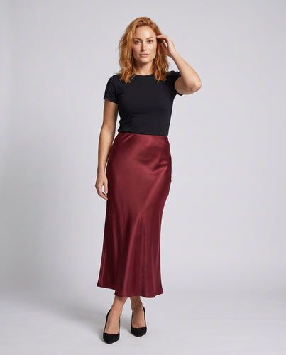 Damen Eleganter und fließender Maxirock aus hochwertigem Chiffon