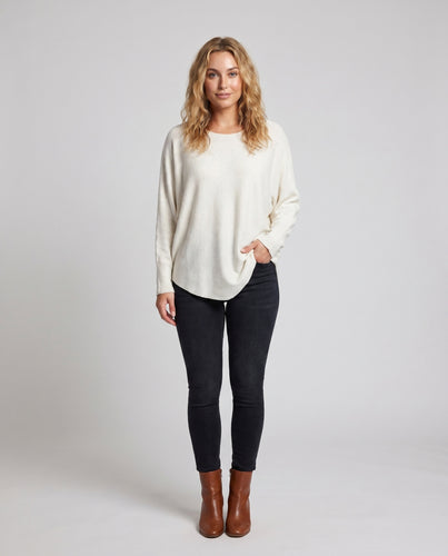 Damen Lässiger Oversized-Pullover aus hochwertigem Material