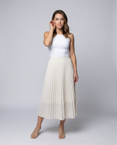 Damen Plissierter Midirock mit elegantem Stil
