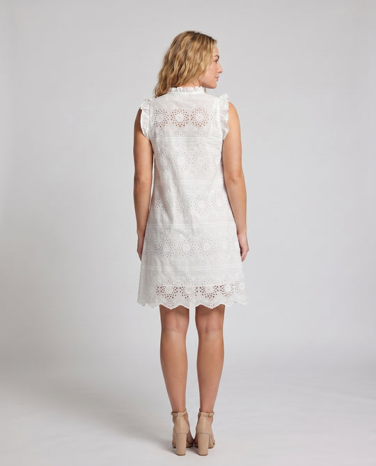 Damen elegantes Maxikleid mit eleganten Rüschen und ausgestelltem Schnitt