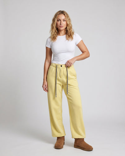 Damen Bequeme Sweatpants mit elastischem Bund und seitlichen Taschen