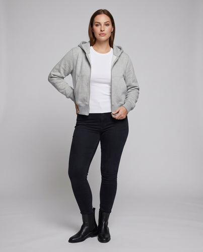 Damen Kapuzenpullover mit praktischem Doppelzip