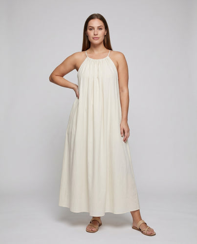 Damen Luftiges Maxikleid mit charmanten Spaghetti-Trägern