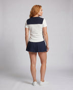 Damen Outfit mit stylischem Kragen - Rückansicht