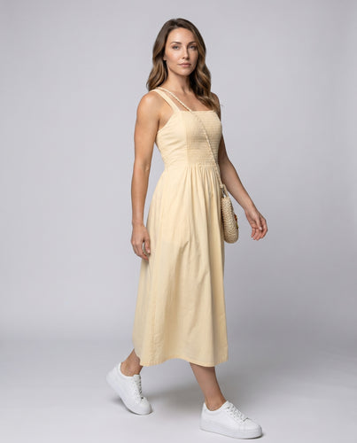 Damen Sommerliches Maxikleid mit atmungsaktivem Schnitt
